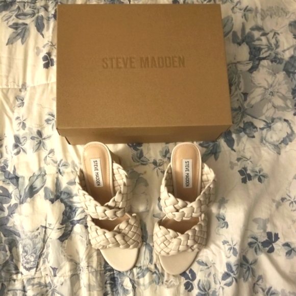 Steve Madden Braided Open Toe Sandals - Picture 2 of 10